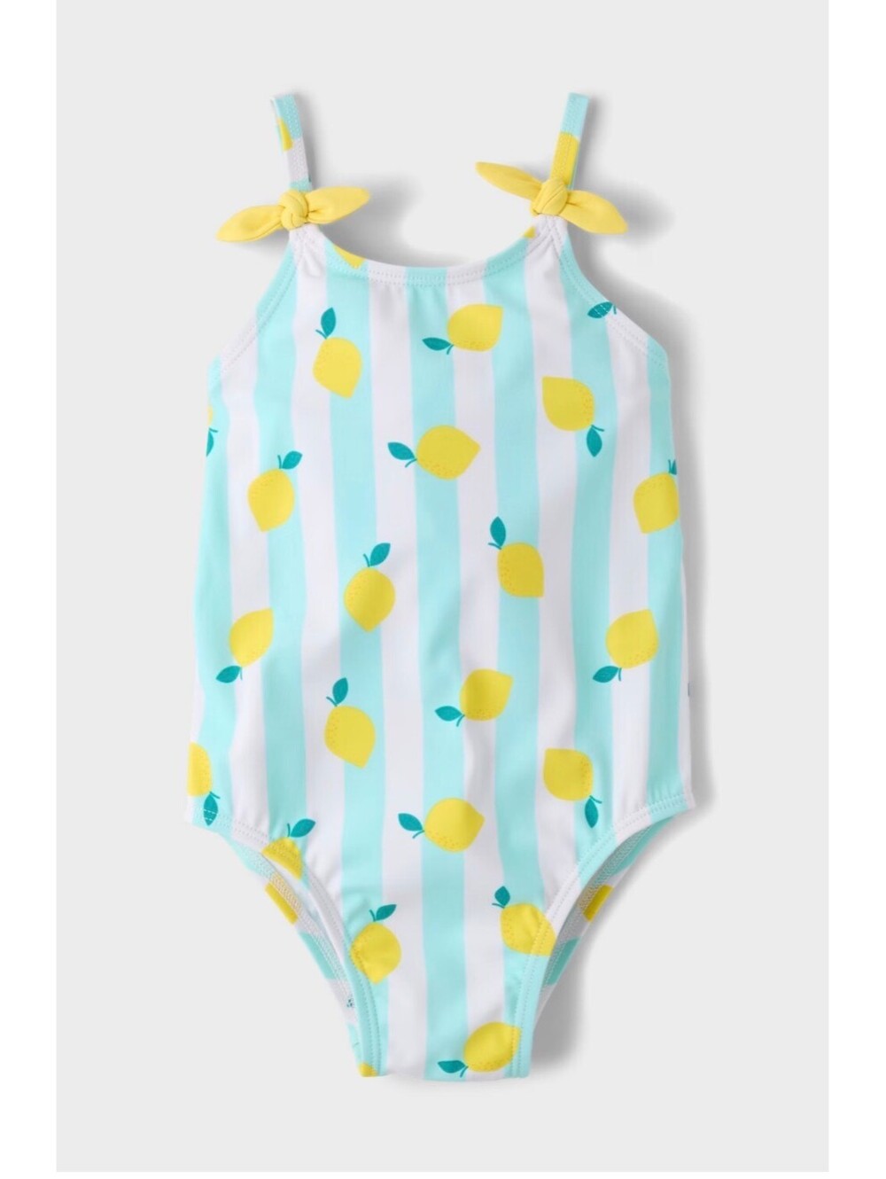 Carter's Baby Girl Icelandic Lemon Print One Piece Swimsuit Size 2T
